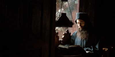 Светогорски монах. Илюстрация към беседата на стареца Никон Светогорец "Как да водим духовната борба"