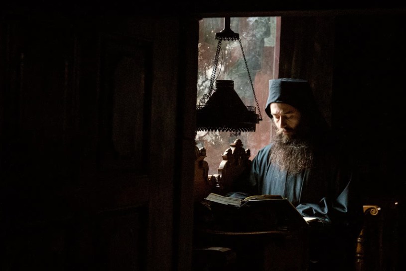 Светогорски монах. Илюстрация към беседата на стареца Никон Светогорец "Как да водим духовната борба"